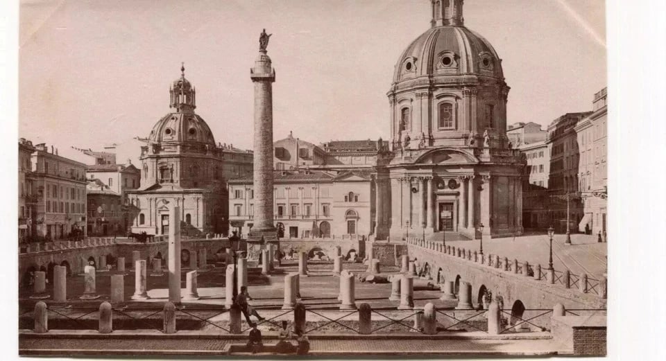 Vintage Photograph Italy, Roma Landscapes x 6 1901 - 4