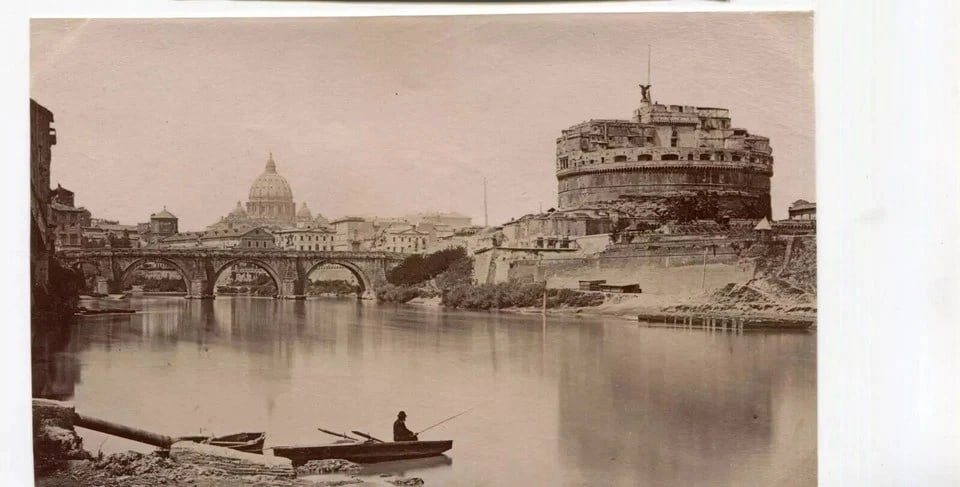 Vintage Photograph Italy, Roma Landscapes x 6 1901 - 5