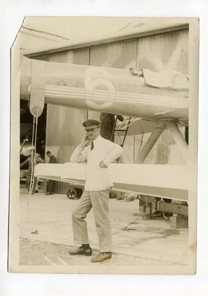 Vintage Photography PRESS Aviators Portrait Dumesnil Worsley Wilkins Navarro x4 - 2