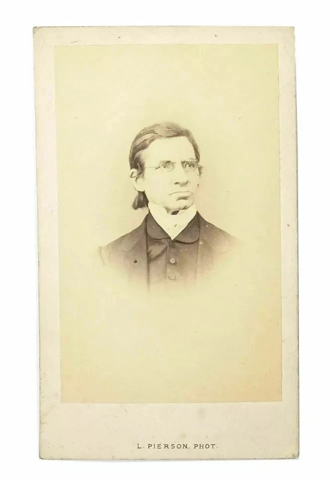 Émile Littré, French Philosopher – Mayer & Pierson c. 1870 CDV Photo - 8