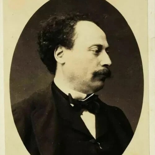 1860 Author, Son of Dumas Père CDV Photo – Alexandre Dumas Fils - 2