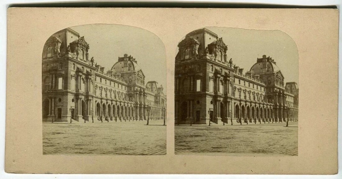 Vintage Stereoview - Paris Views, Albumen c. 1860 x18 - 11