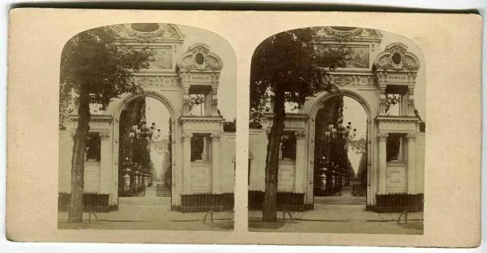Vintage Stereoview - Paris Views, Albumen c. 1860 x18 - 13