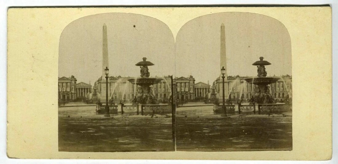 Vintage Stereoview - Paris Views, Albumen c. 1860 x18 - 15
