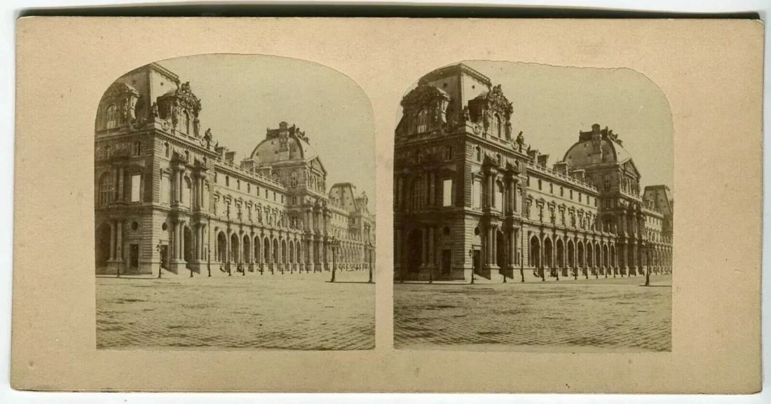 Vintage Stereoview - Paris Views, Albumen c. 1860 x18 - 18