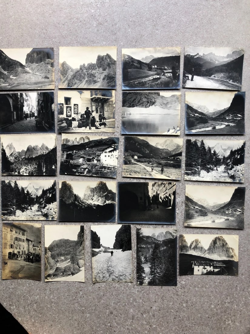 Vintage Photographs Lot x42 Mountain Landscape, Piz Palin, Tirren, Saraguin 1902 - 2