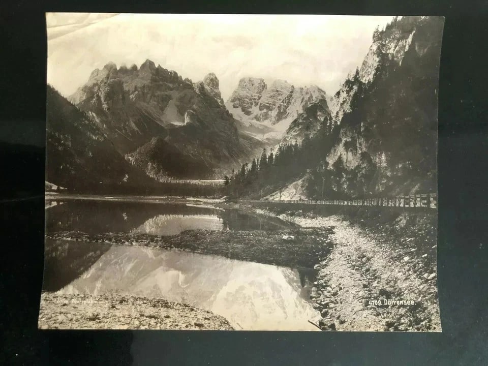 Vintage Photographs Alpes, Mountain Landscape x18 - 2