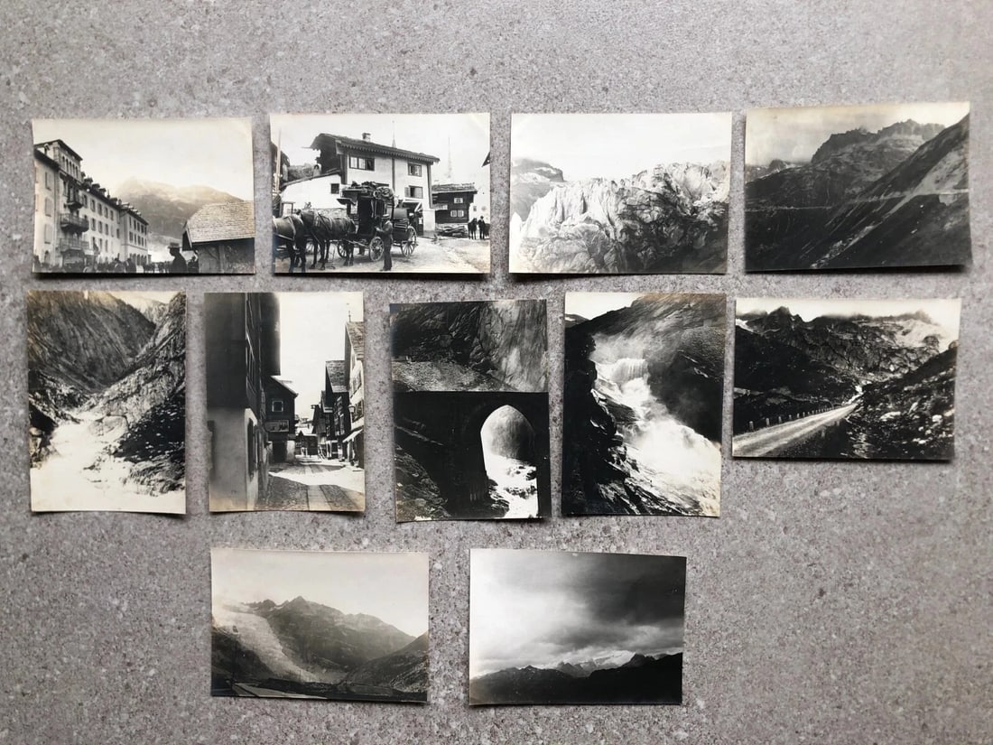 Mountain Landscape 1902 - Vintage Photographs Lot x20: 20 vintage photographs 7 x 11 cm stains Reserve: $80.00 Shipping: Domestic: Flat-rate of $22.00 to anywhere within the contiguous U.S. International: Foreign shipping rates are determined by