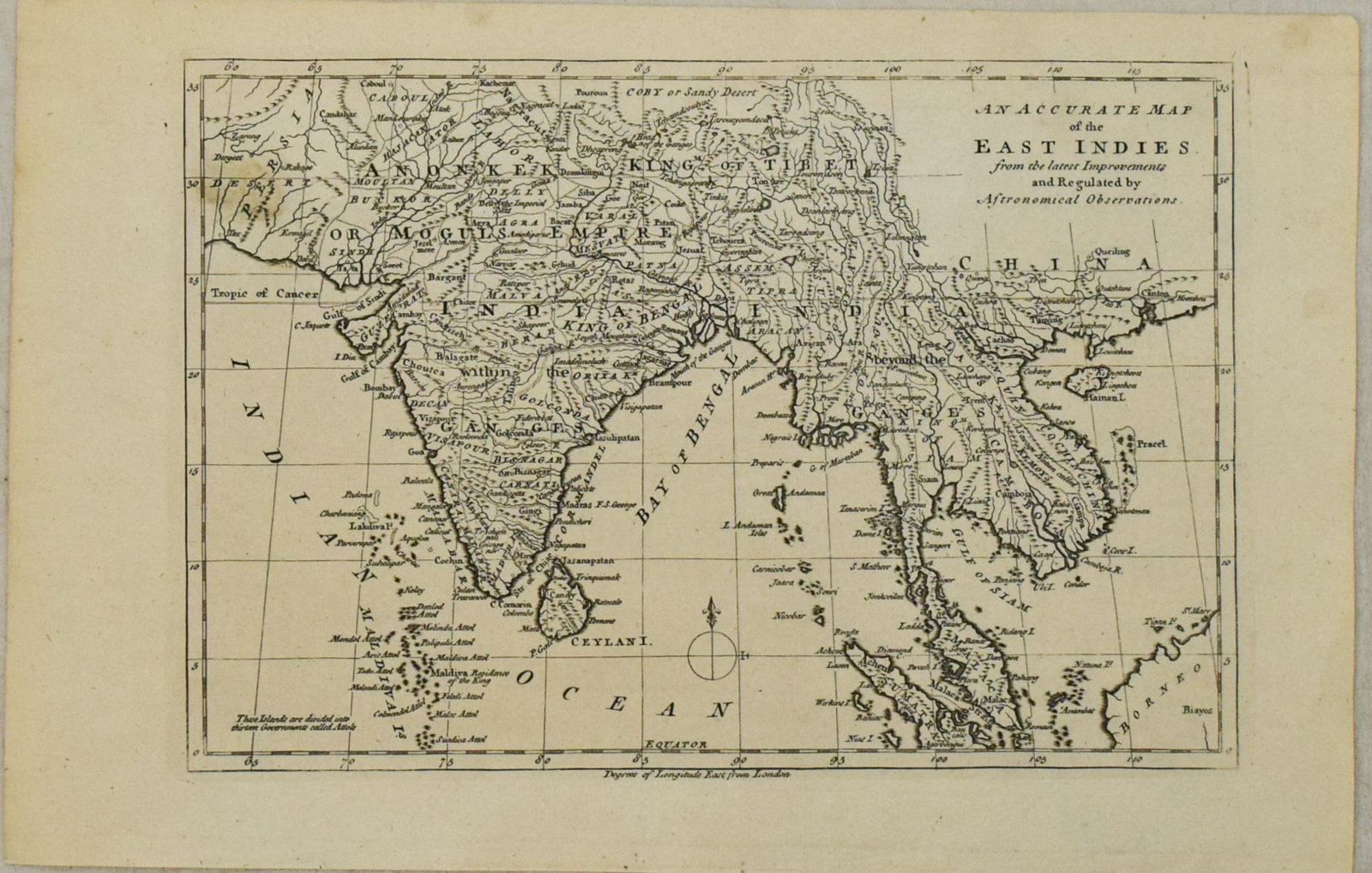 1788 Bankes/Reynolds Map of Southeast Asia -- An Accurate Map of the East Indies, from the Latest (1 of 1)