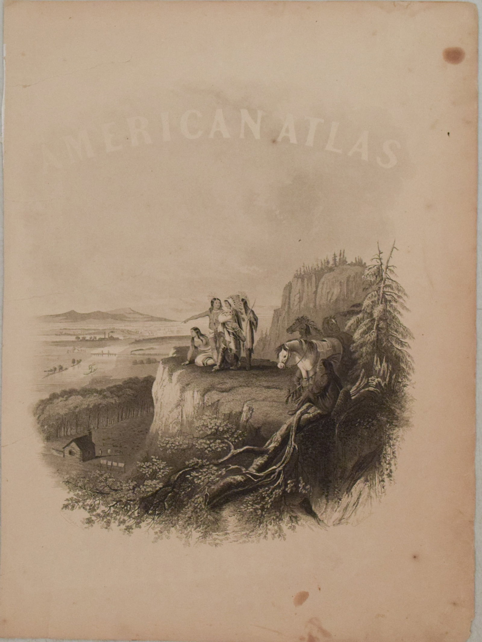1866 Johnson American Atlas Title Page (1 of 1)
