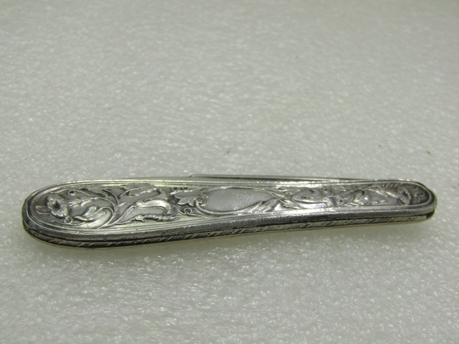Antique Sterling Silver Art Nouveau Folding Knife , 5.5" Open (1 of 4)