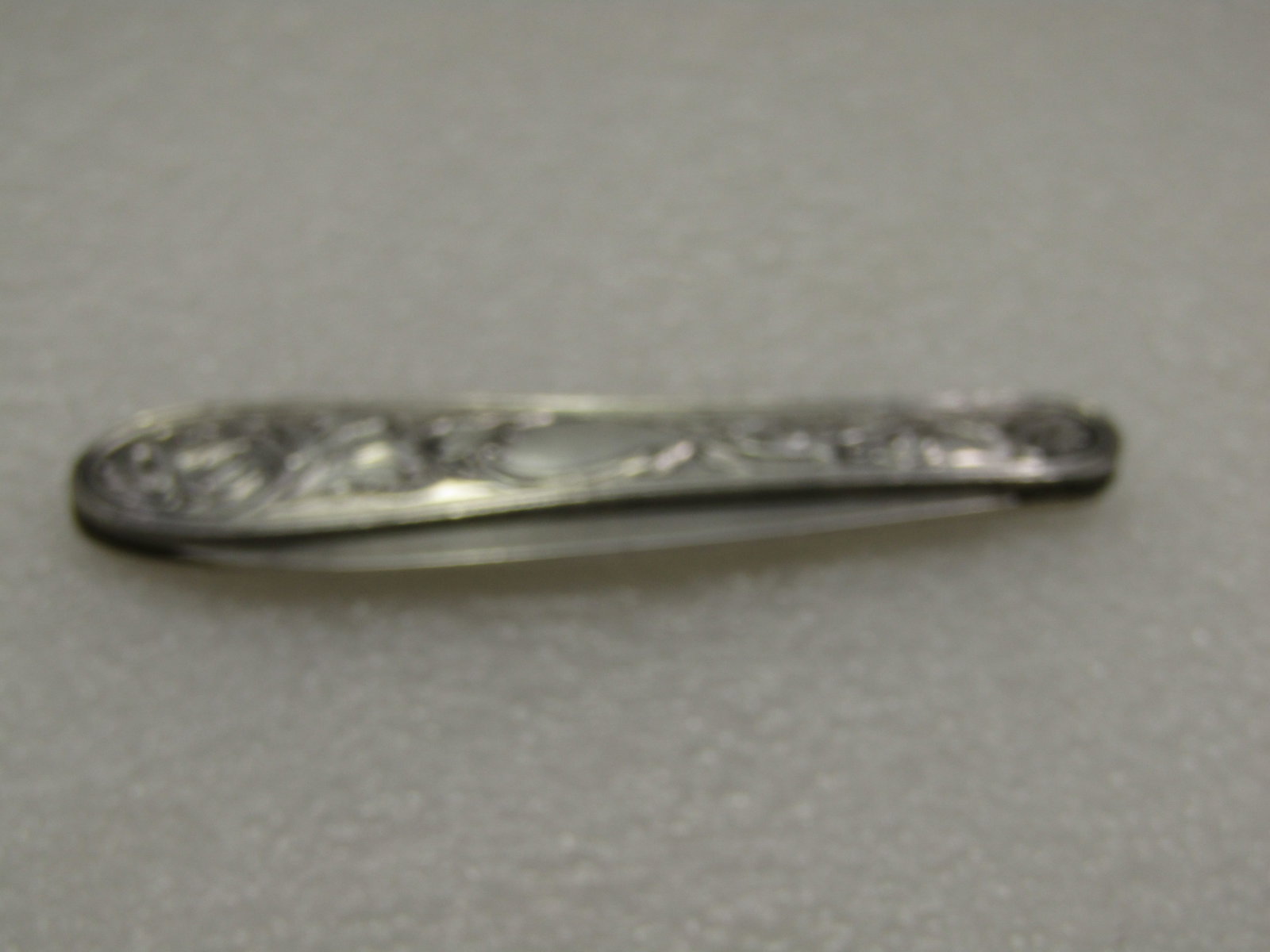 Antique Sterling Silver Art Nouveau Folding Knife , 5.5" Open - 4