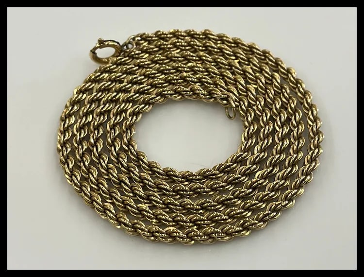 Vintage Rope Chain Necklace - 2