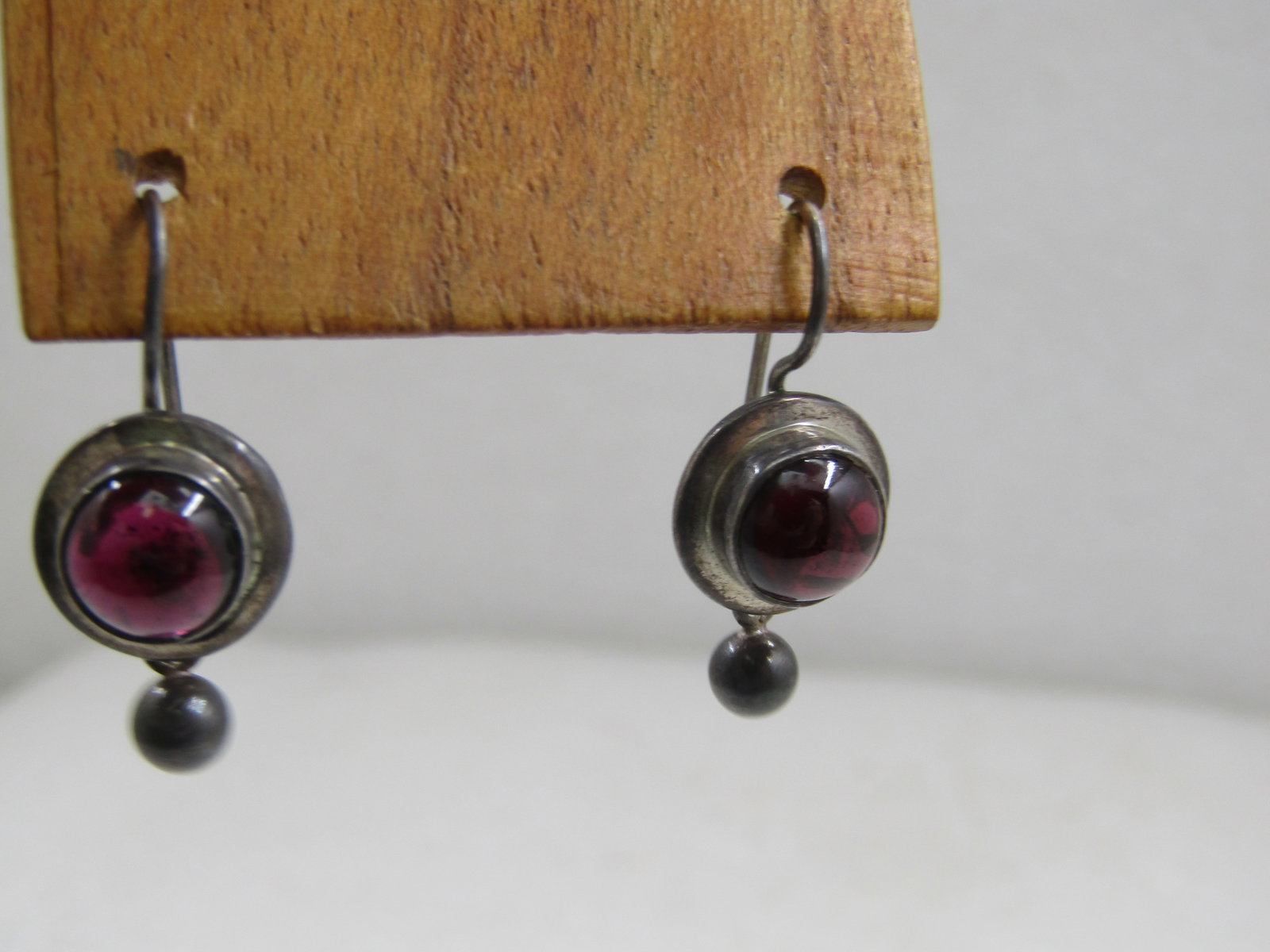 Vintage Silpada Sterling Amethyst Drop Earrings, Pierced, Retired - 2