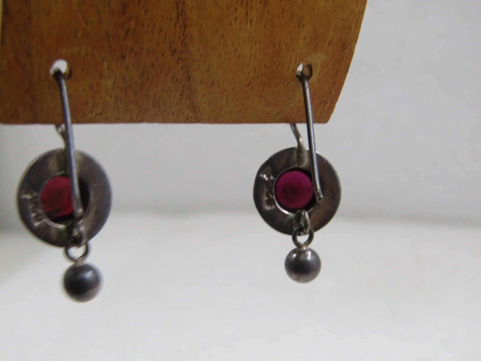 Vintage Silpada Sterling Amethyst Drop Earrings, Pierced, Retired - 3