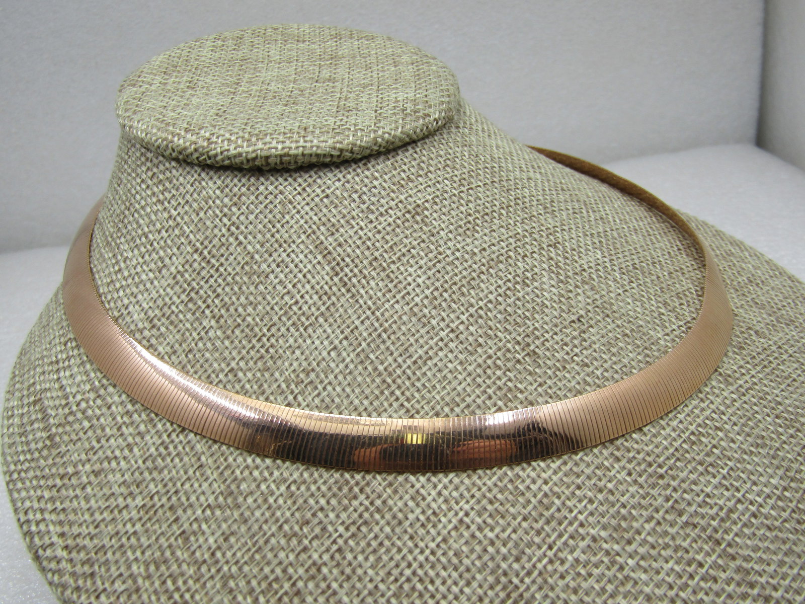 Dyadema Bronze Omega Two-Side Necklace, 17" - 2