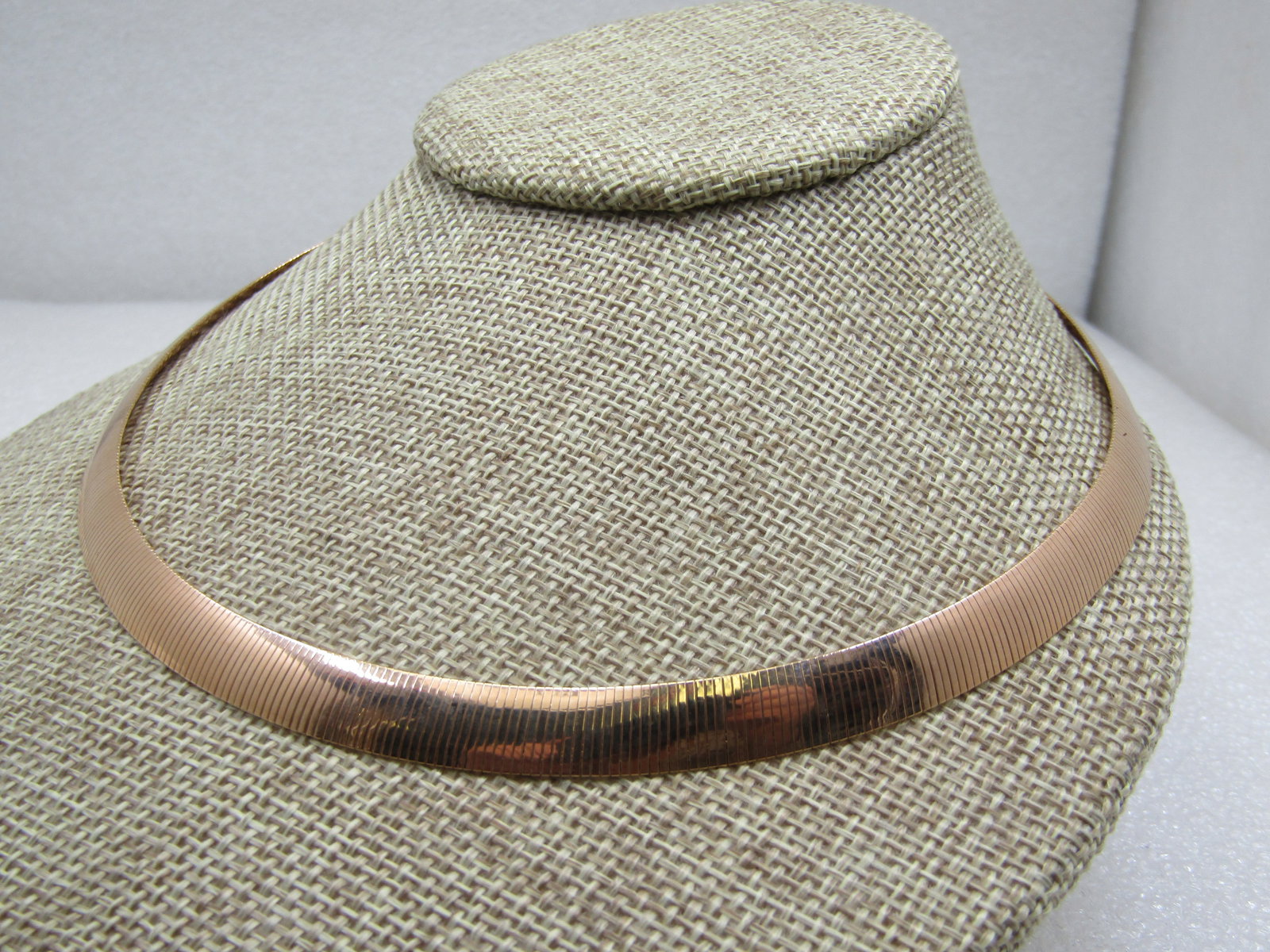 Dyadema Bronze Omega Two-Side Necklace, 17" - 3
