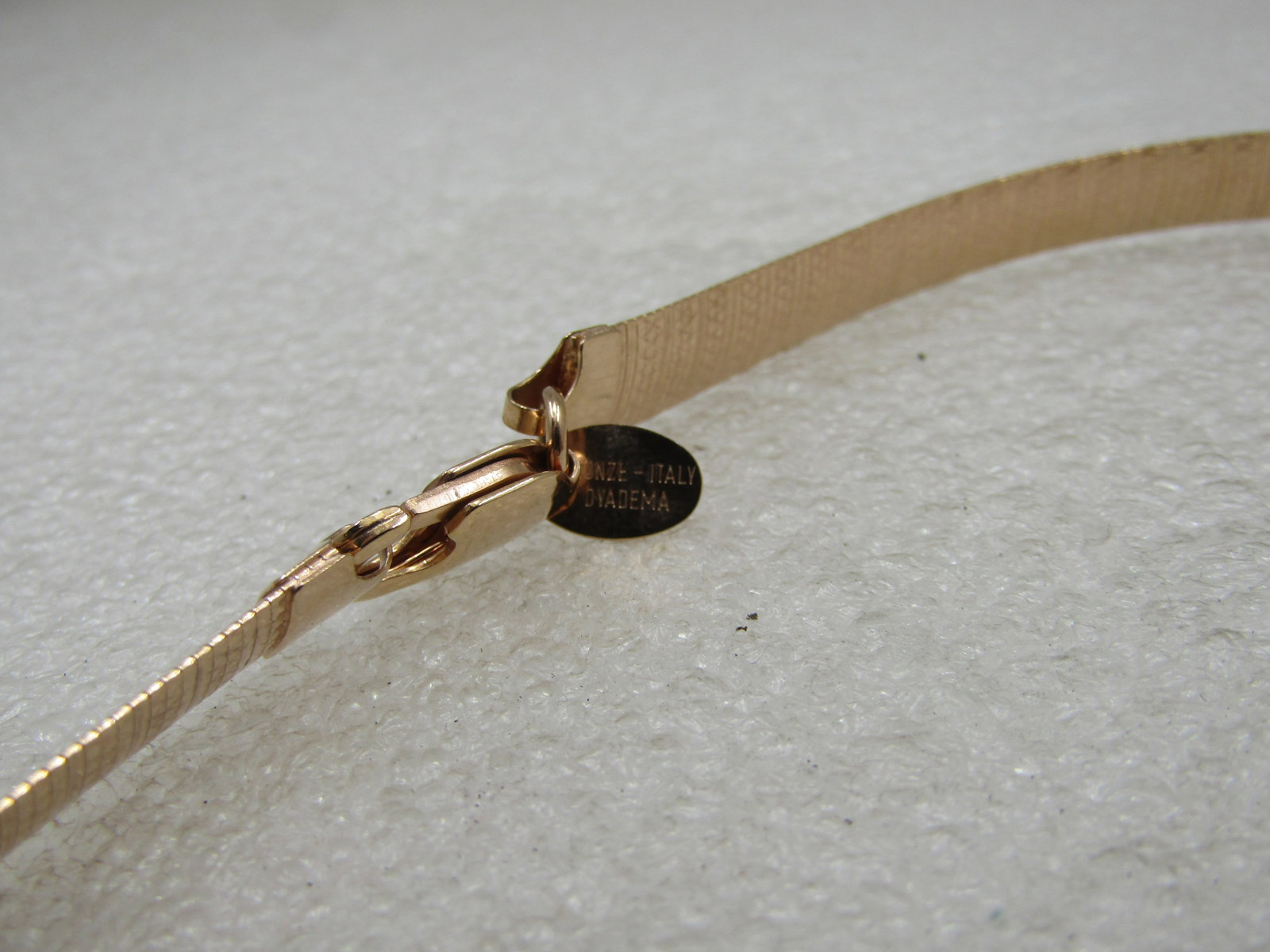 Dyadema Bronze Omega Two-Side Necklace, 17" - 6