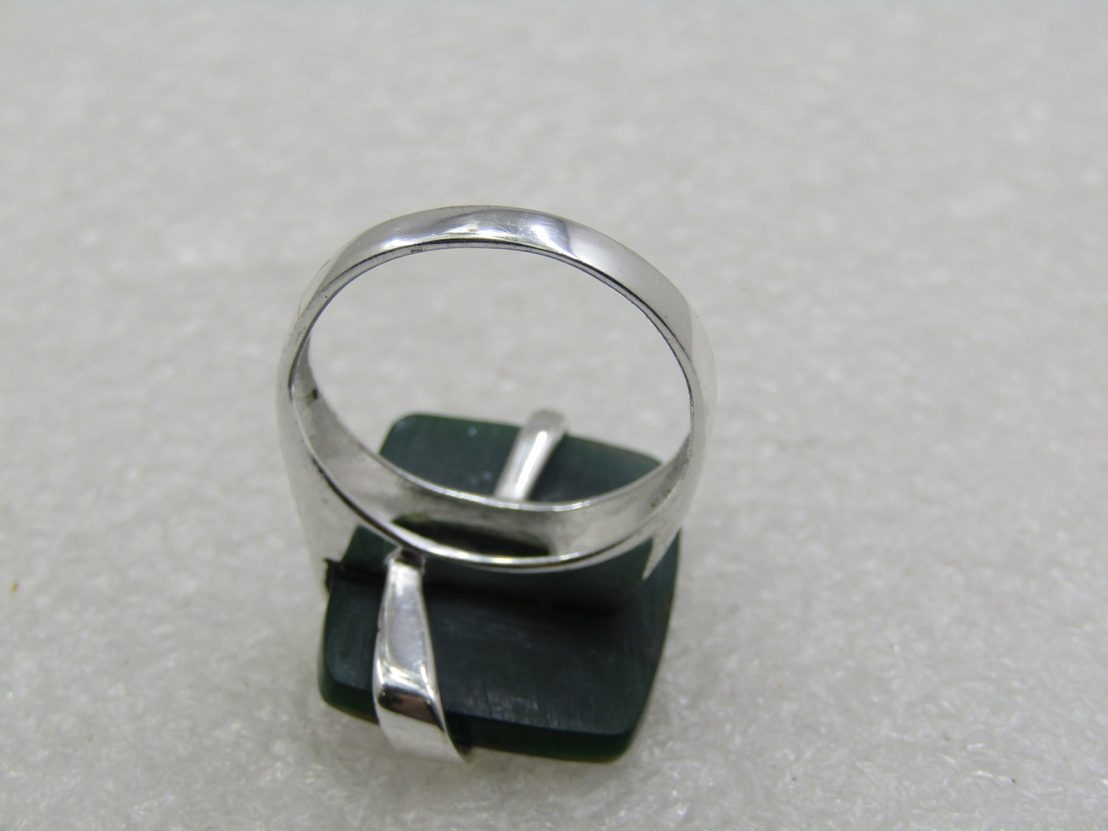 Sterling Silver Paua Shell Mod Wrapped Ring, Sz. 8.5 - 5