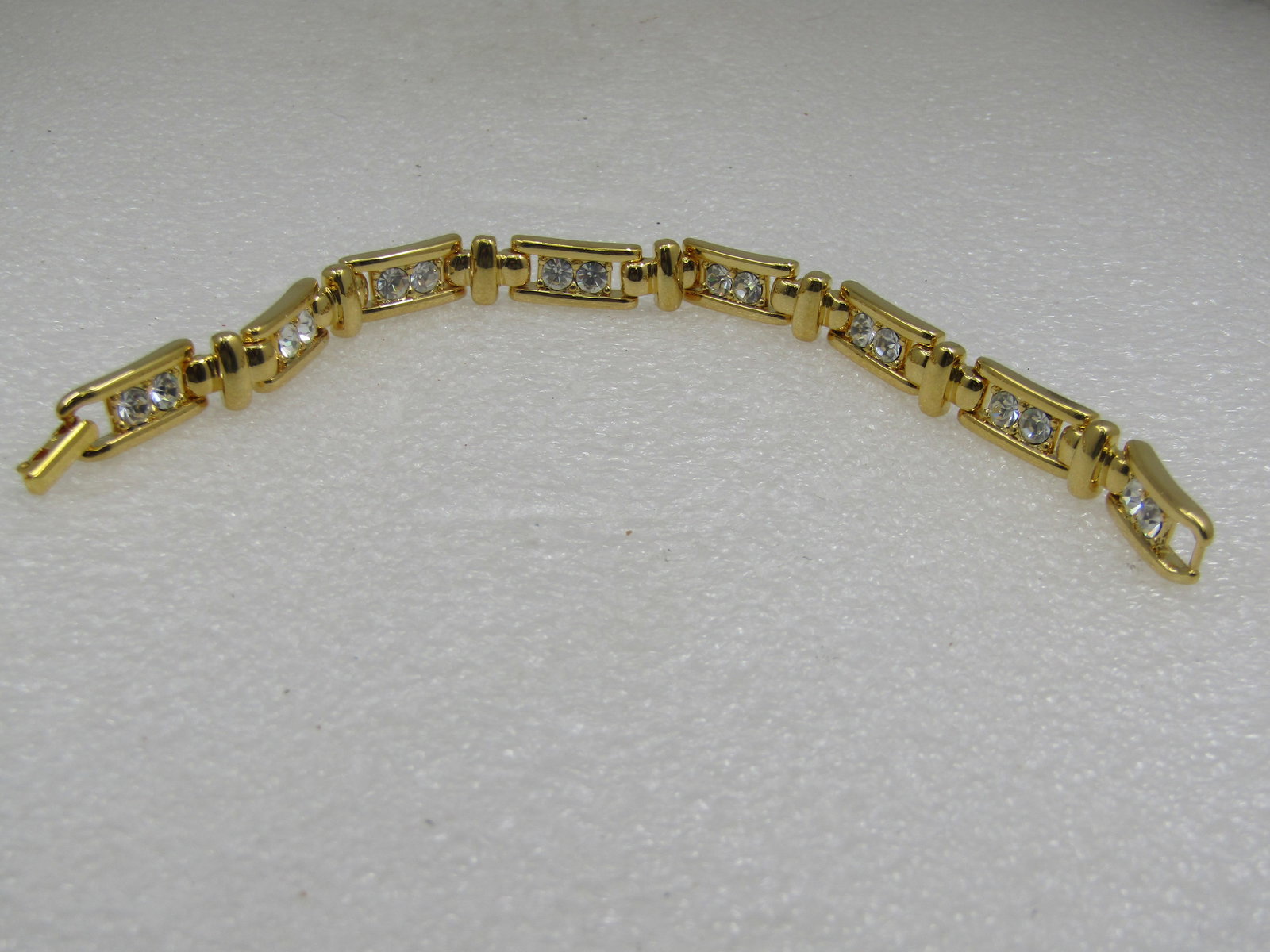 Vintage Joan Rivers Rhinestone Bracelet, 7.75" - 6