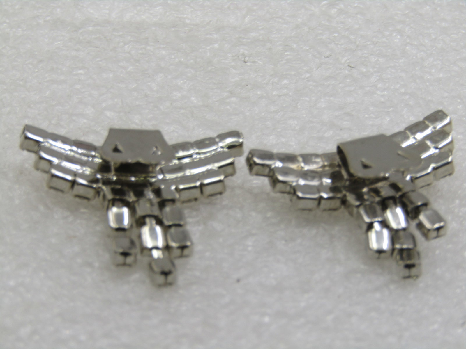 Vintage Rhinestone Shoe Clips, Triple Row and Strand Dangles, 1.25" - 3