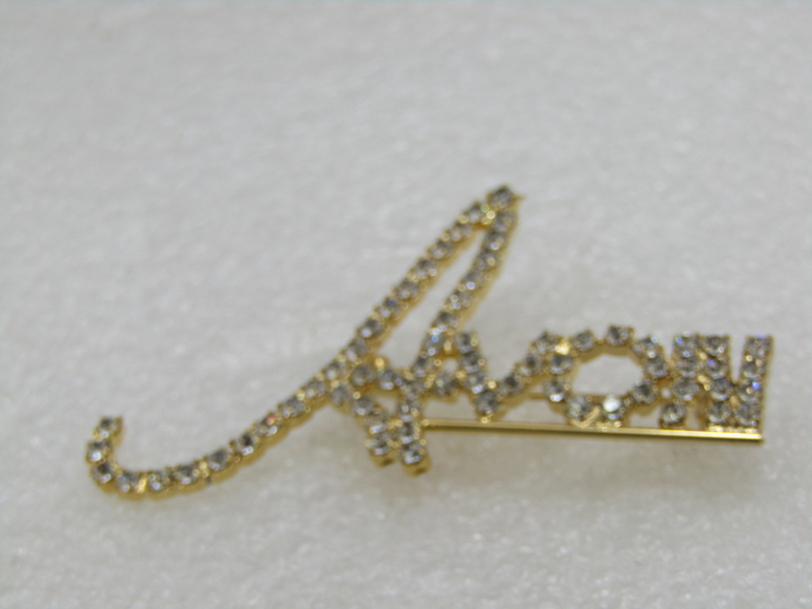 Vintage Large Rhinestone Avon Brooch, 2.25" - 4