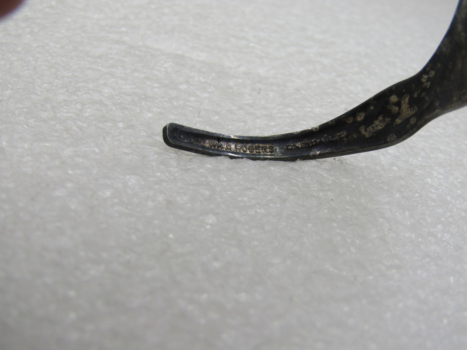 Vintage Wm. Rogers Oneida Spoon Silver Cuff Bracelet, 7.25 - 5