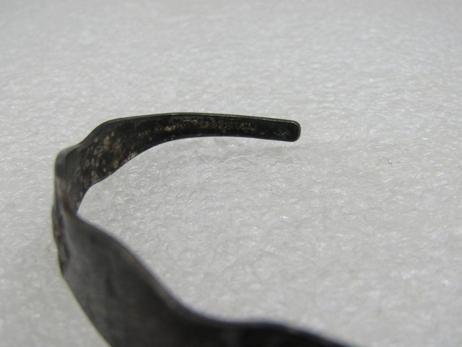 Vintage Wm. Rogers Oneida Spoon Silver Cuff Bracelet, 7.25 - 6