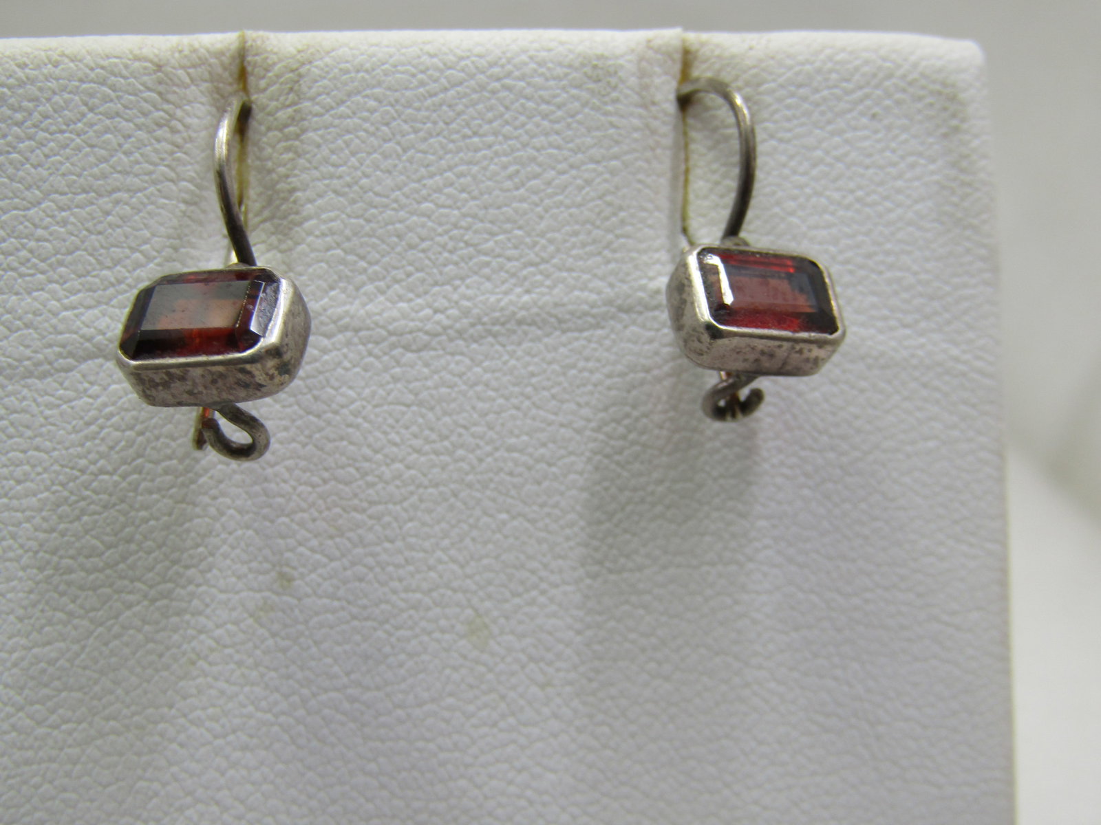 3 Pairs Sterling Pierced Drop Earring Lot - 3