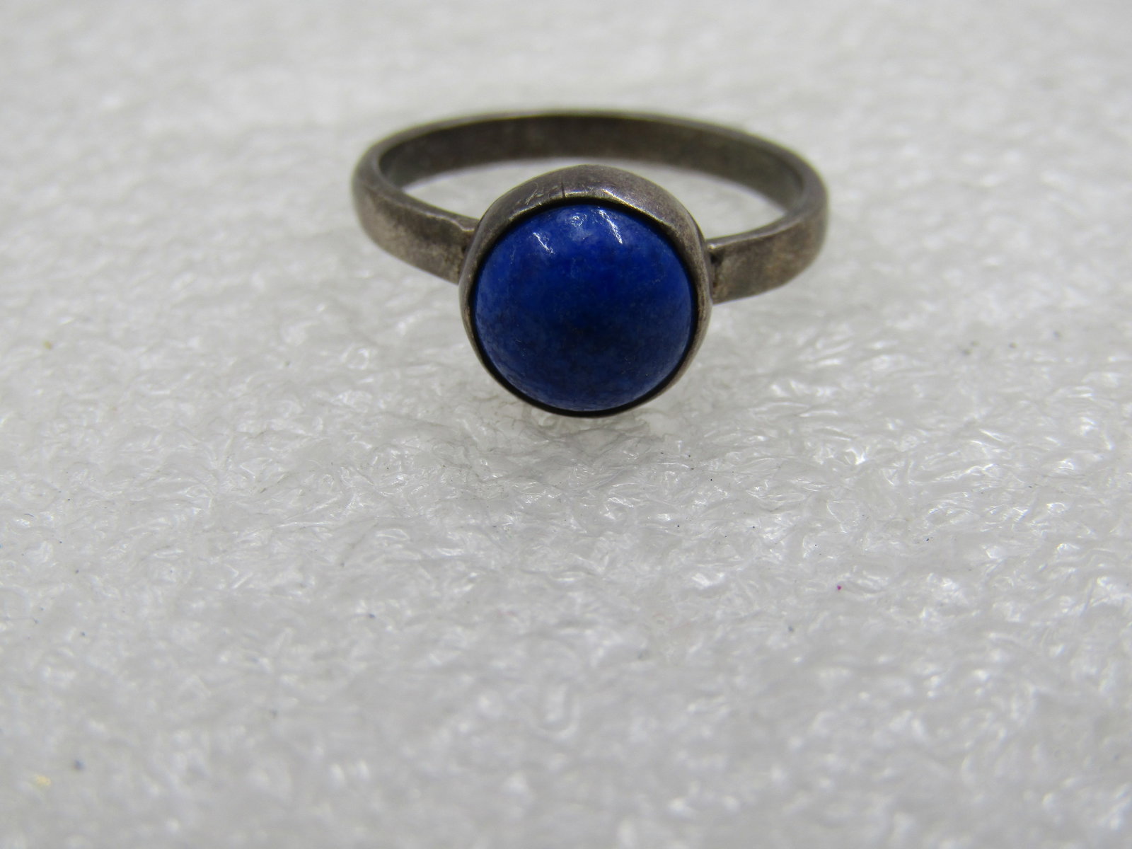 Vintage Sterling Southwestern Sodalite Ring, Sz. 6.5. Signed. - 4