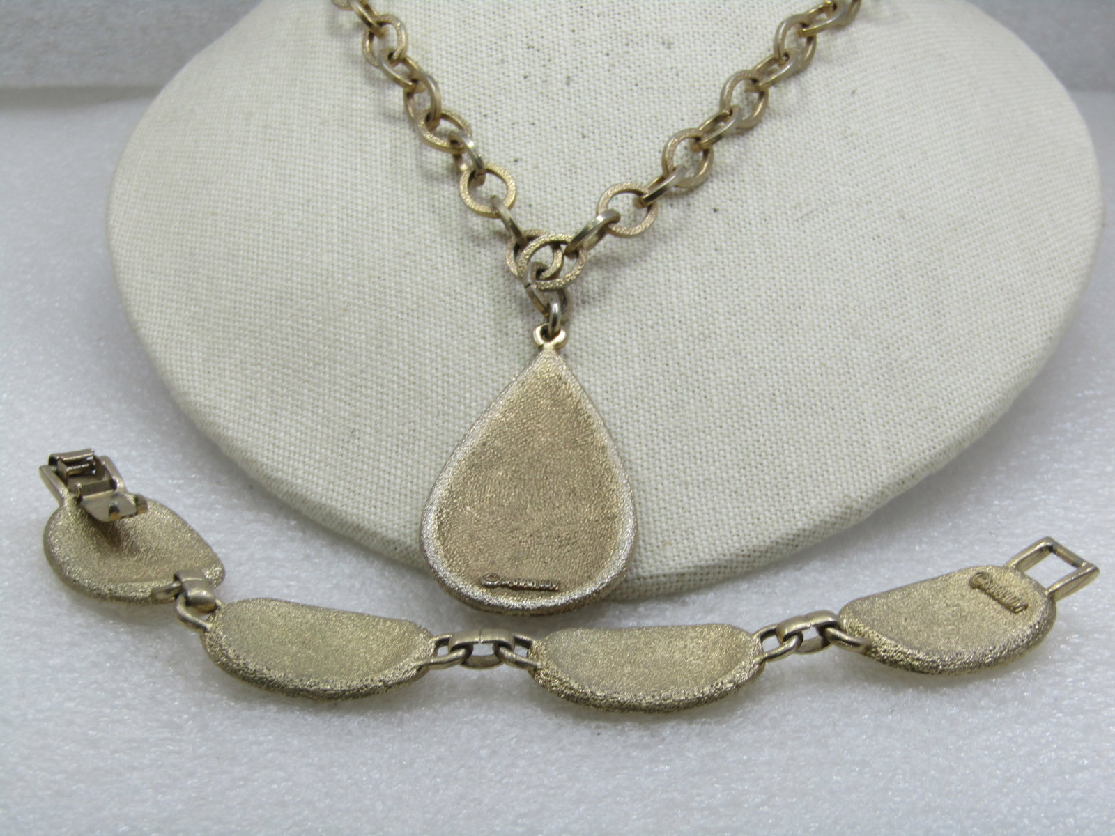 Vintage Rhinestone & Geometric Necklace & Bracelet Set, Sarah Coventry, 1960's-1970's. - 5