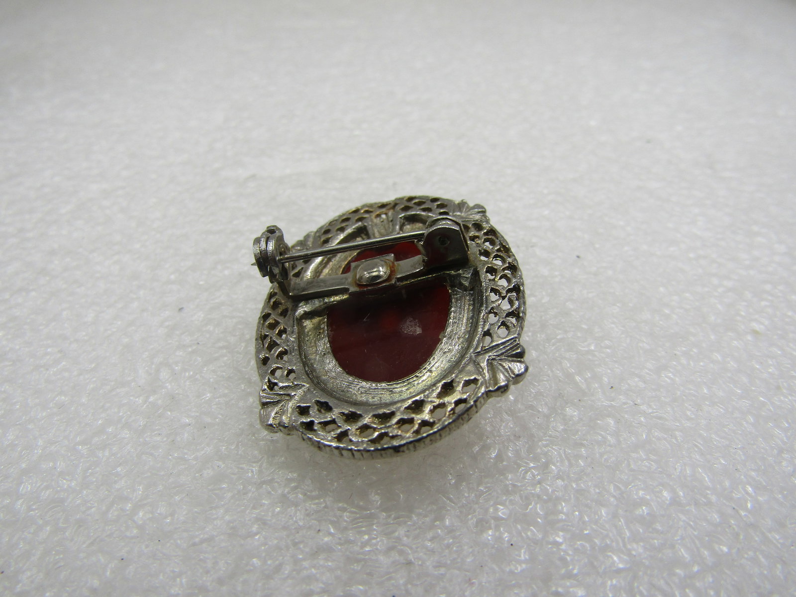 Vintage Cameo Brooch, 1950's-1960's, 1.5" - 5