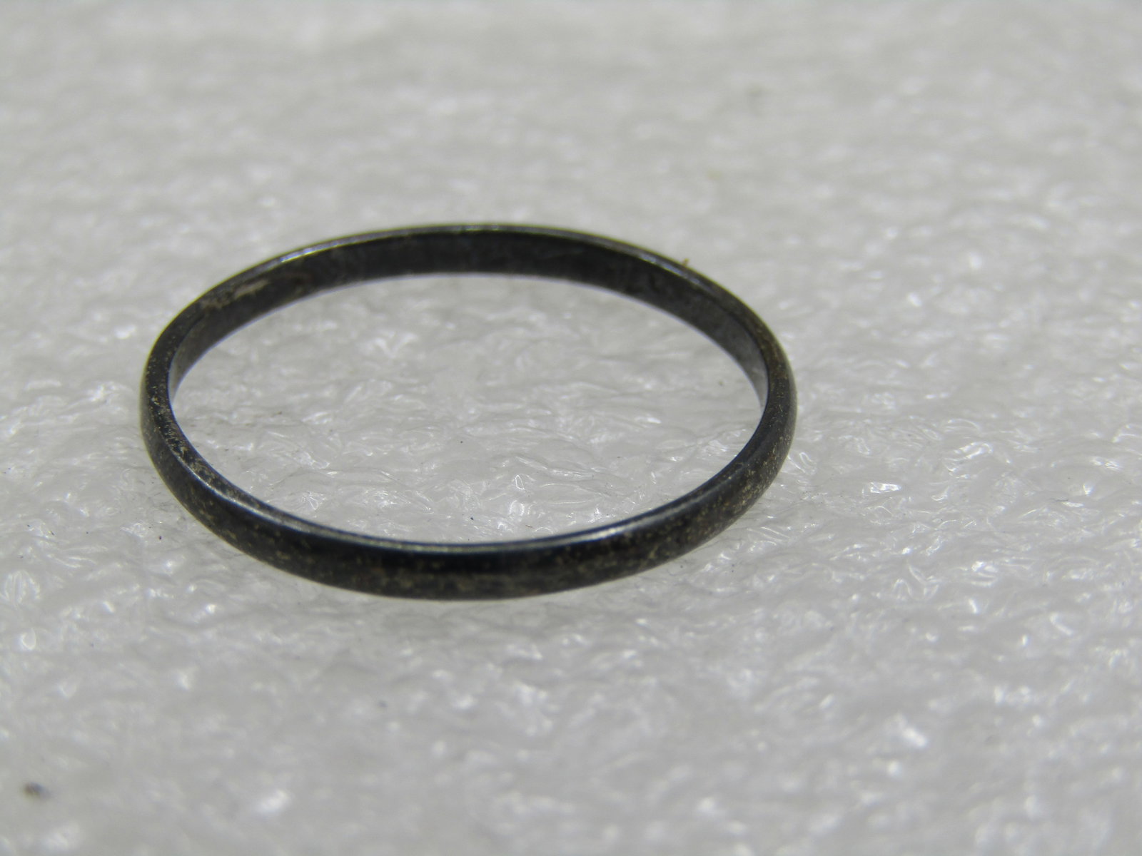 Vintage Sterling Silver Band Ring, Appx. 1.9mm Wide, Unisex - 4