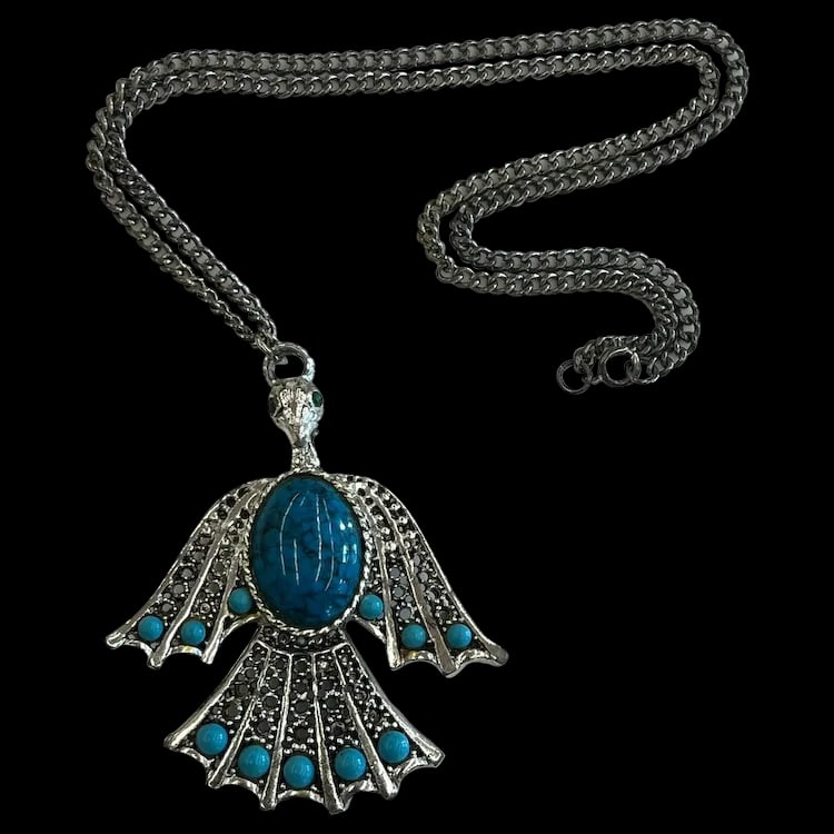 Vintage Phoenix Bird Necklace (1 of 5)