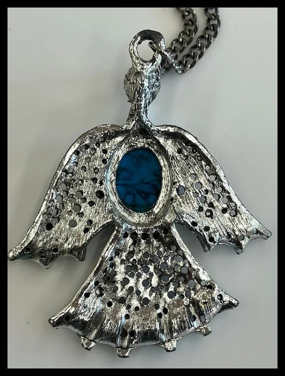 Vintage Phoenix Bird Necklace - 4