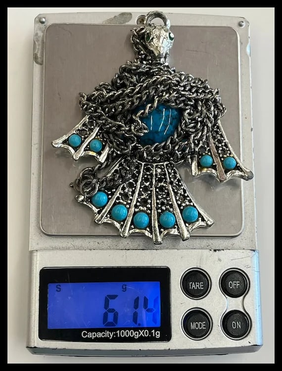 Vintage Phoenix Bird Necklace - 5