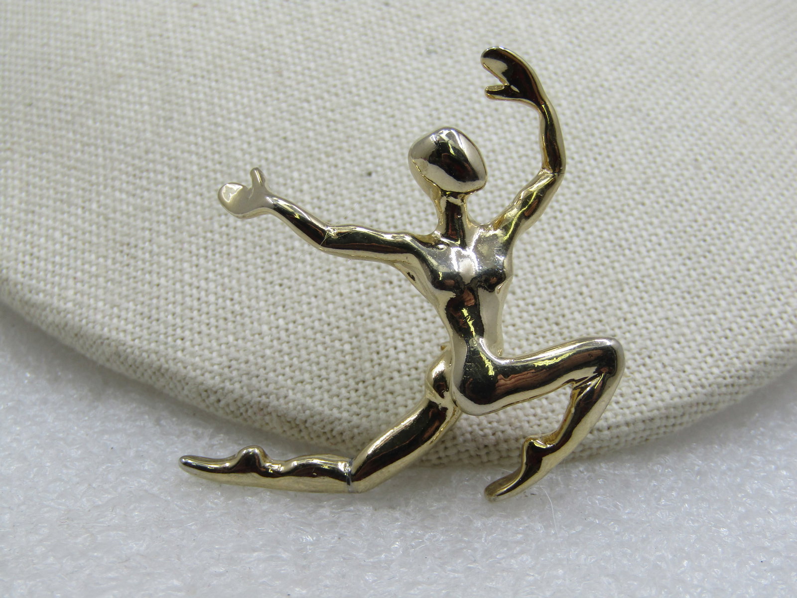 Vintage Male Ballet Dancer Brooch, Mod Design, 1960s-1970's - 3