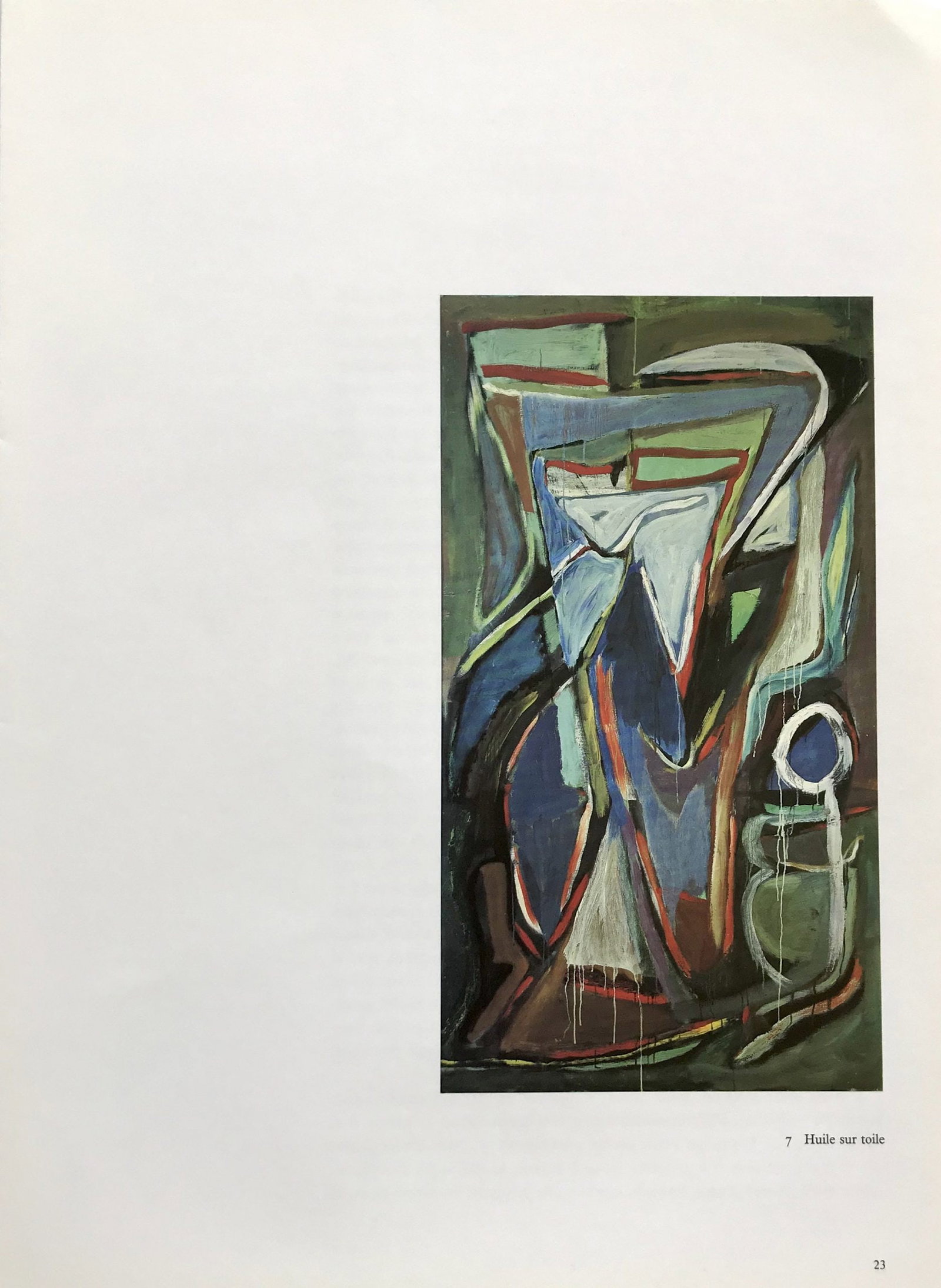 Bram Van Velde DM08240 Derriere le Miroir 1980: Title: Bram Van Velde DM08240 Derriere le Miroir 1980 Description: Artist: Bram Van Velde Country: Netherlands Title: Untitled - DM08240 Medium: Offset Marks: Not signed or numbered Paper: Vellum