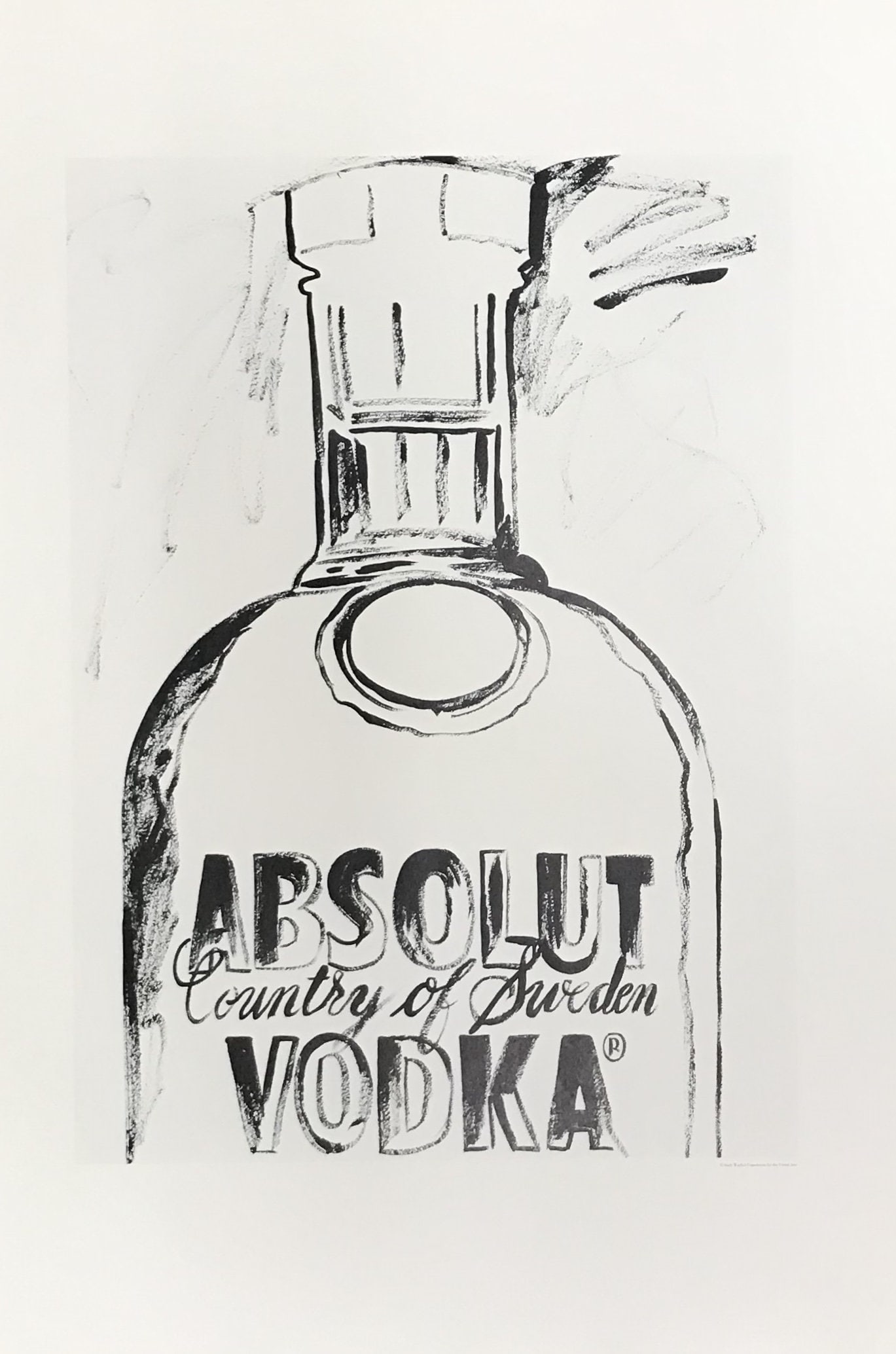 Andy Warhol Absolute Vodka 4 Print Pop Art 1999: Title: Andy Warhol Absolute Vodka 4 Print Pop Art 1999 Description: Artist: Andy Warhol Country: USA Title: Absolute Vodka 4 Printed: Offset on luster paper 1999 Paper Size: 19.50 x 13.50 inch Provena