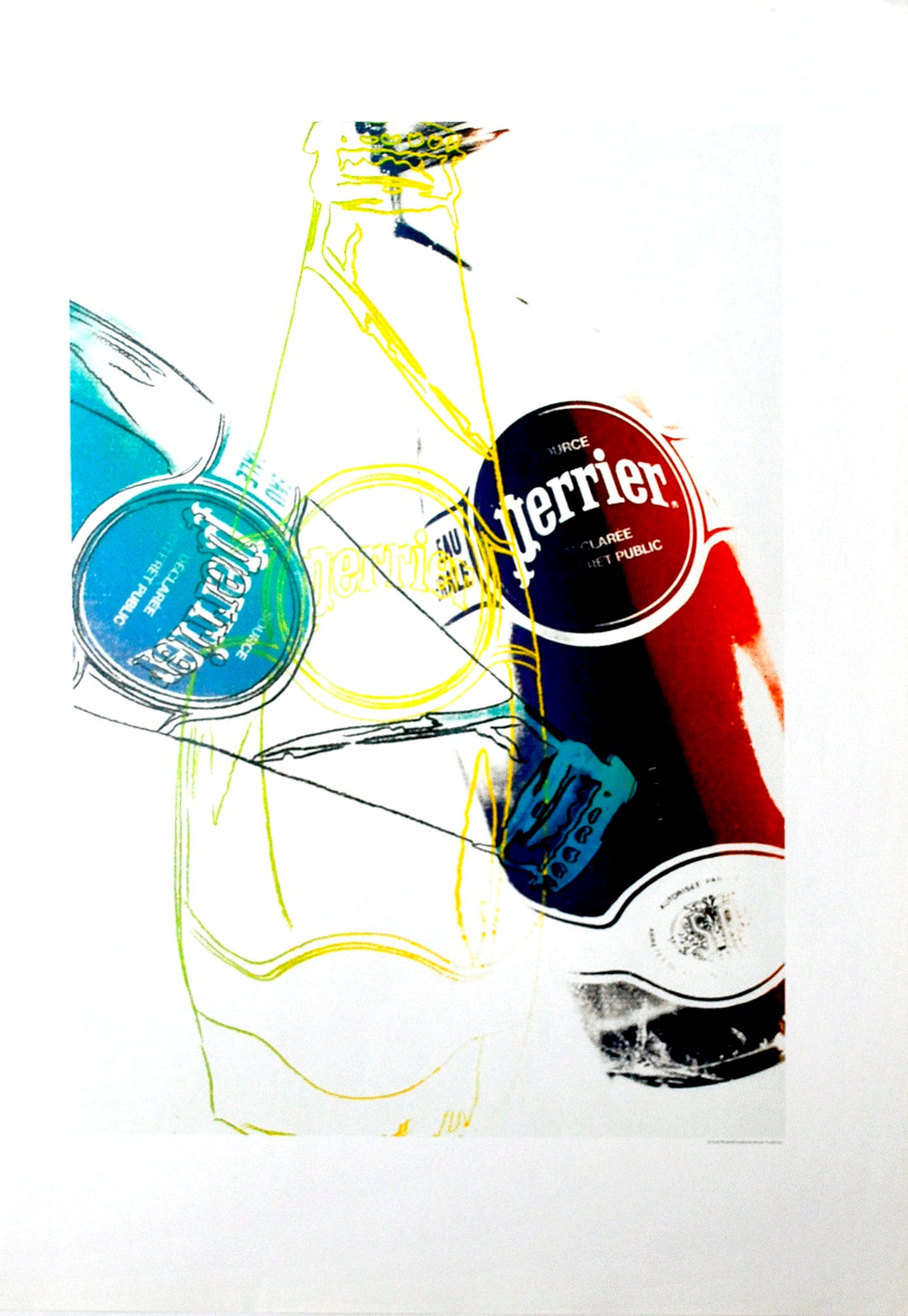 Andy Warhol Perrier 8 Pop art print 1999: Title: Andy Warhol Perrier 8 Pop art print 1999 Description: Artist: Andy Warhol Country: USA Title: Perrier 8 Printed: Offset on luster paper 1999 Marks: Not signed nor numbered Paper Size: 19.50 x 1