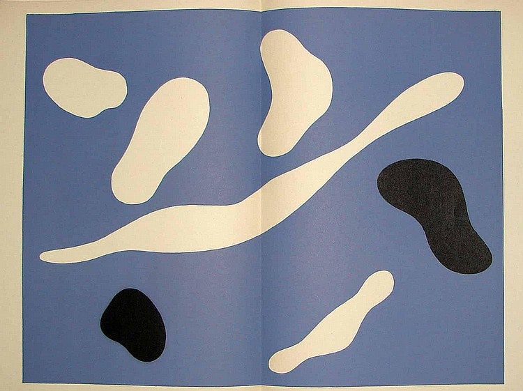 Jean Arp Original Lithograph DM0220d Derriere le Miroir 1949
