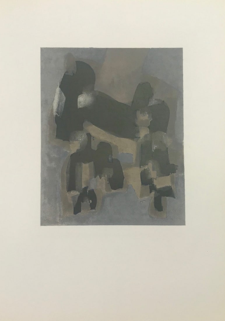 Ubac Original Lithograph DM07130 Derriere le Miroir 1967: Title: Ubac Original Lithograph DM07130 Derriere le Miroir 1967 Description: Artist: Raoul Ubac Country: Belgium Title: Untitled - DM07130 Medium: Original Lithograph Marks: Not signed, not numbered