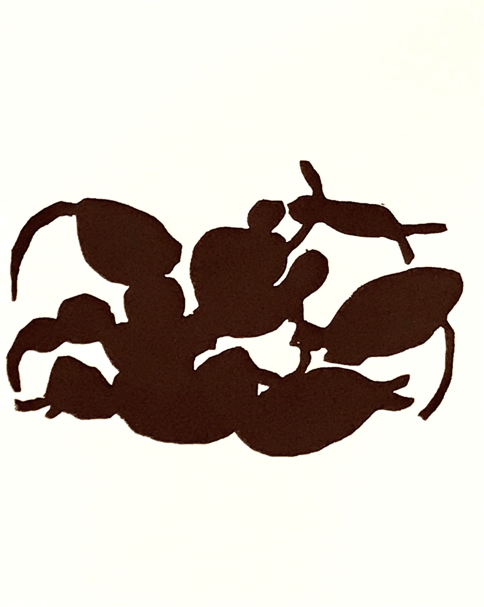 Jean Arp Woodcut untitled B6 Published 1982 - 2