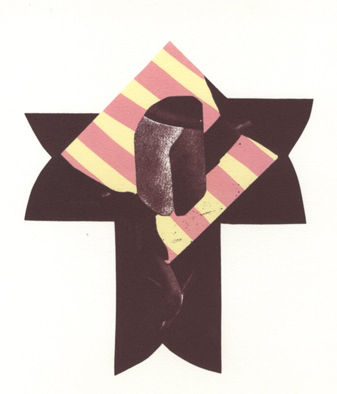 Ronald king ScreenPrint Dyere X Signed & numbered 1978: Title: Ronald king ScreenPrint Dyere X Signed & numbered 1978 Description: Artist: Ronald King Country: Brazil - UK Title: Dyere - X Medium: Screenprint/ / (in four colors) Marks: Pencil signed &