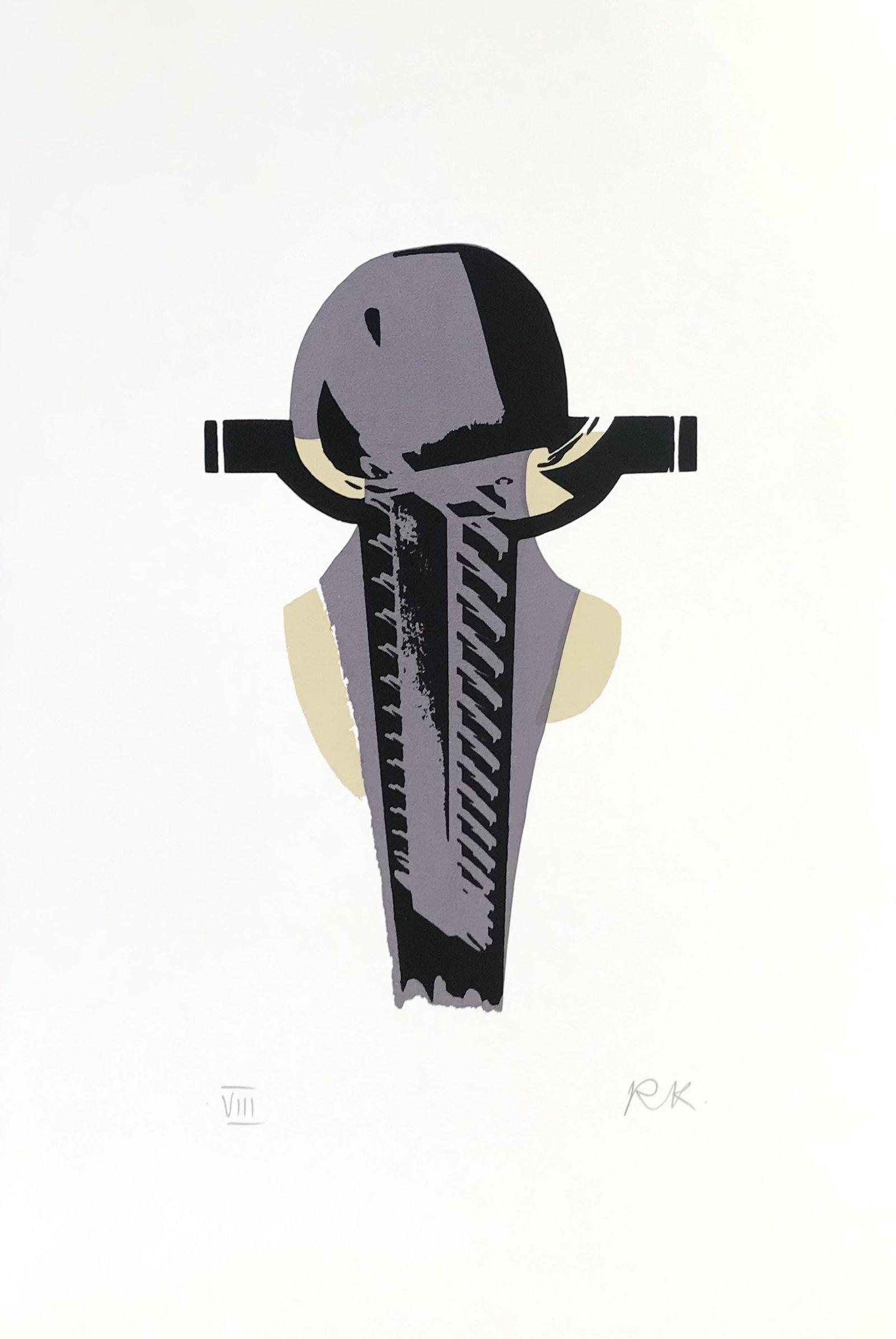 Ronald king Screen Print The Clerk's Horse Signed & Numbered 1978: Title: Ronald king Screen Print The Clerk's Horse Signed & Numbered 1978 Description: Artist: Ronald King Country: Brazil / UK Title: The Clerk's Horse Medium: Screenprint/ / (in four colors) Marks: