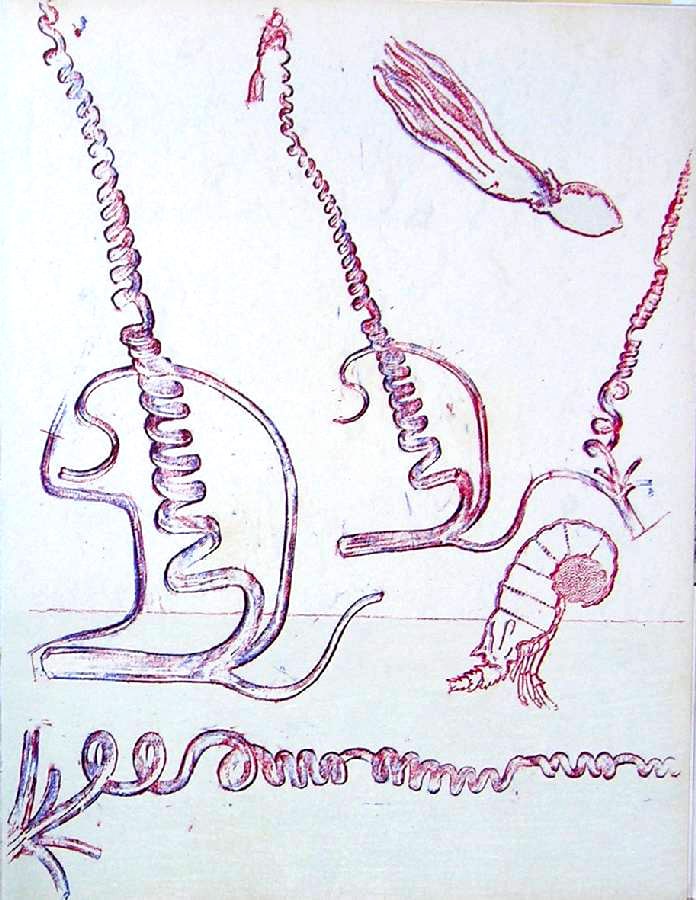 Max Ernst Original Lithograph XXe Siecle 1974: Title: Max Ernst Original Lithograph XXe Siecle 1974 Description: Artist: Max Ernst Country: Germany Title: Untitled Medium: Original Lithograph Marks: Not signed not numbered Printed: 1974 by Mourlot