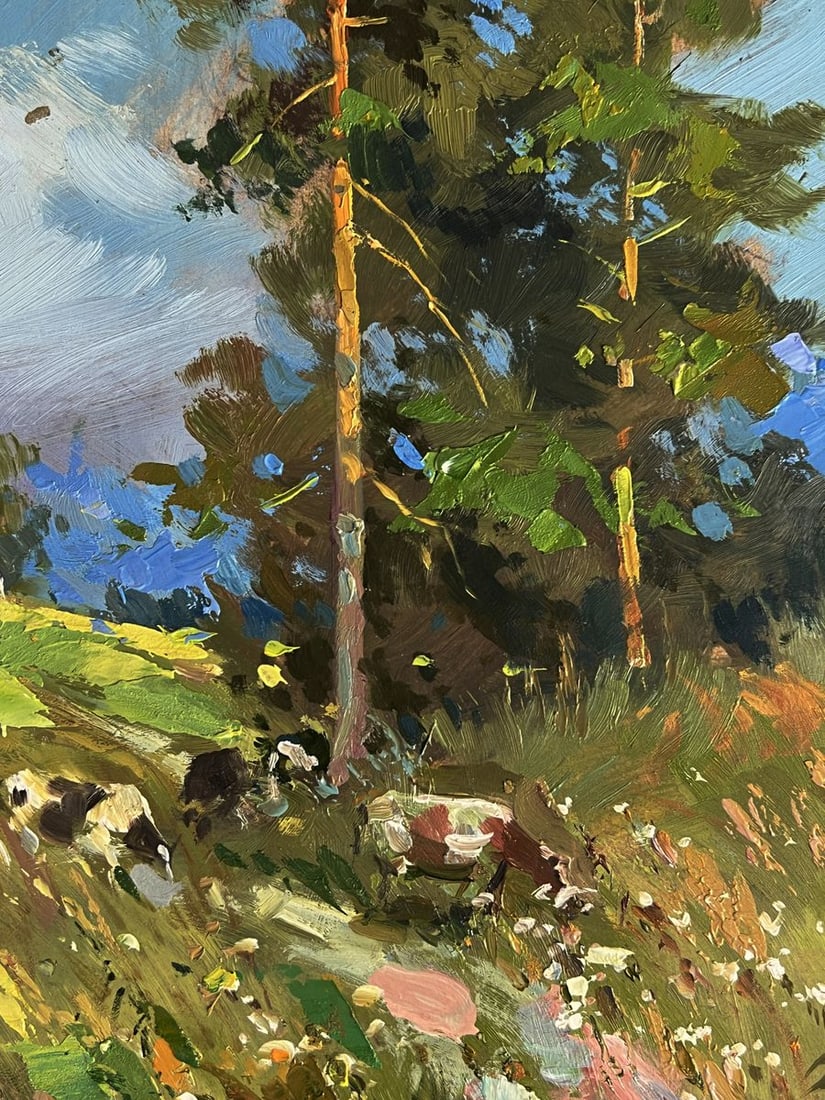 Oil painting Cows walking in nature Yuriy Suprunchuk - 10