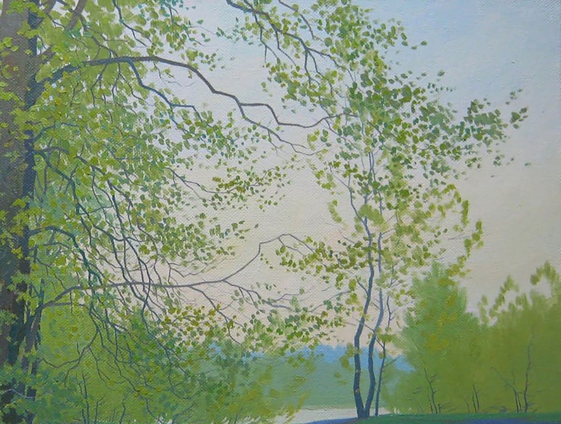 Oil painting April spring mood Valery Savenets - 5