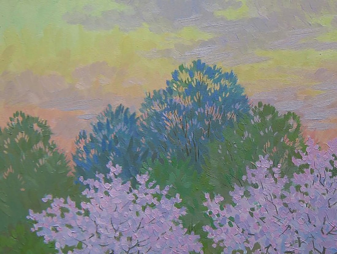 Oil painting Nature of spring Valery Savenets - 4