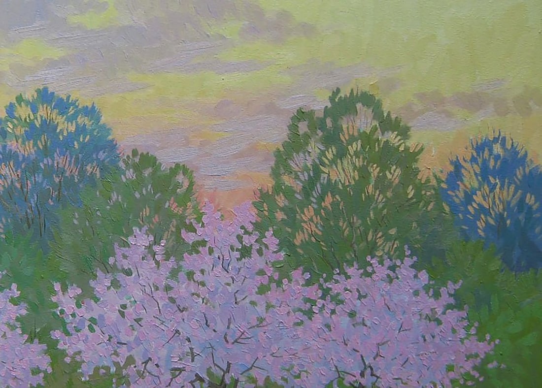 Oil painting Nature of spring Valery Savenets - 5